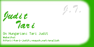 judit tari business card